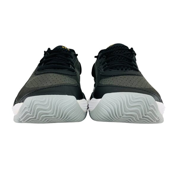 Under Armour Spawn 7 Black Metallic Gold Men\'s Basketball Shoes 3028461-002 main image 6